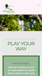 Mobile Screenshot of cedarhillgolfclub.com